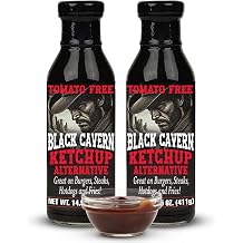Black Cavern The Ketchup Alternative, Tomato-Free Sauce, No HFCS, Made in USA, 14.5 oz 2-Pack