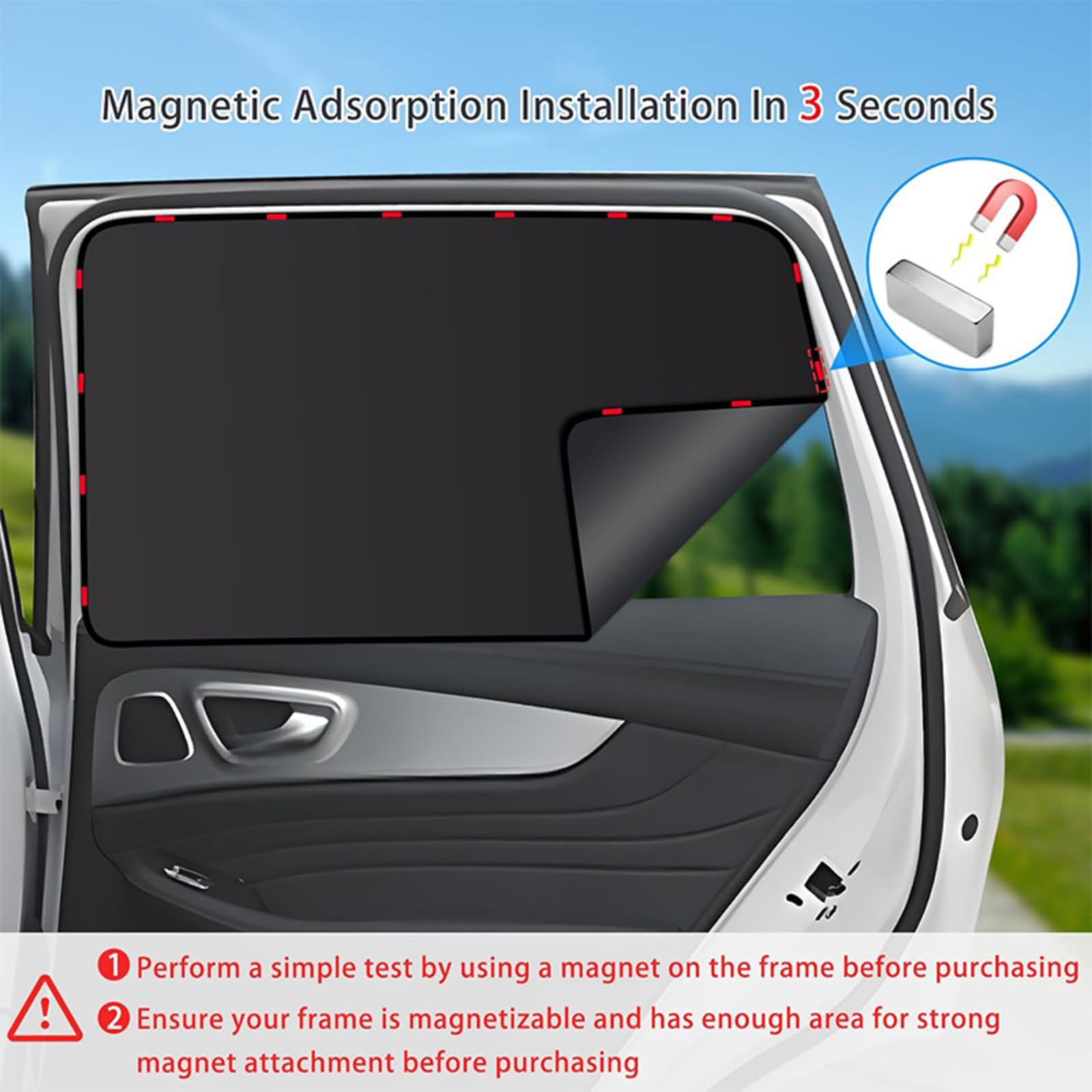 sonnensegel test 2023 ONOMMUCDG Sonnenschutz Auto Seitenscheibe für Hyundai Kona 2017–2023 Magnetisch Auto Sichtschutz Fenster Window blockiert UV Strahlen Sonnenschutz Auto & Motorrad Style:Wheelie VEVOR Campingstuhl faltbar, Liegestuhl Germanium
