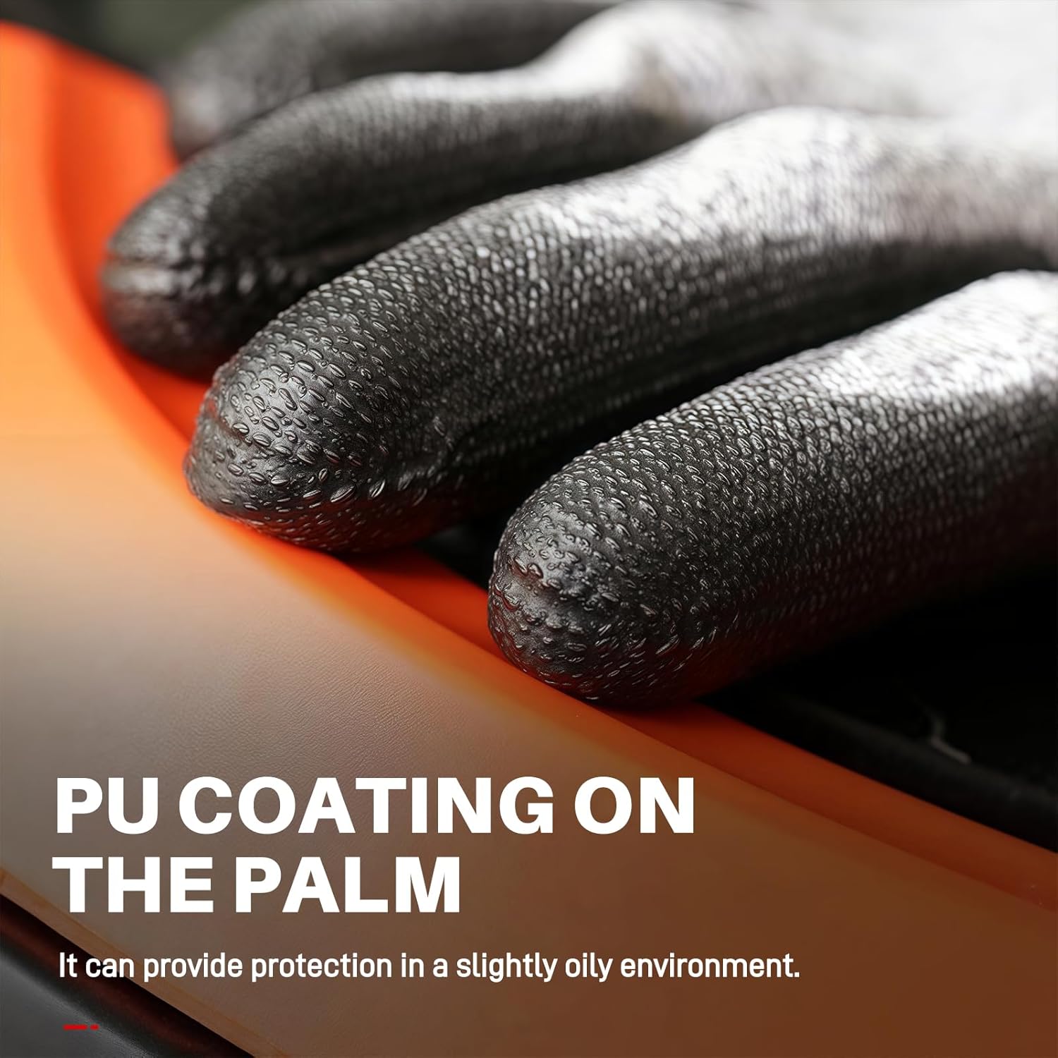 ANSI A3 Cut Resistant Work Gloves,Nitrile Coated Cut Proof Gloves For Automotive Repair, Machining, Logistics Handling,Woodworking,Touch Screen,Durable, L