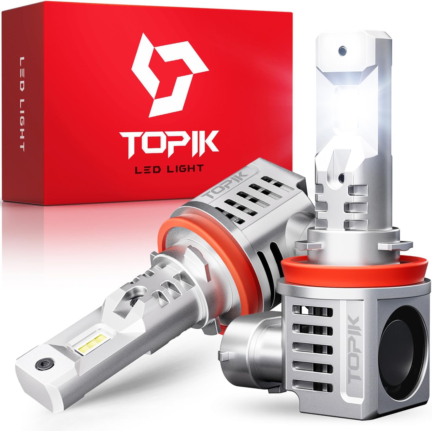 TOPIK LED Bulbs H8/H9 36000LM 6500K 2pcs