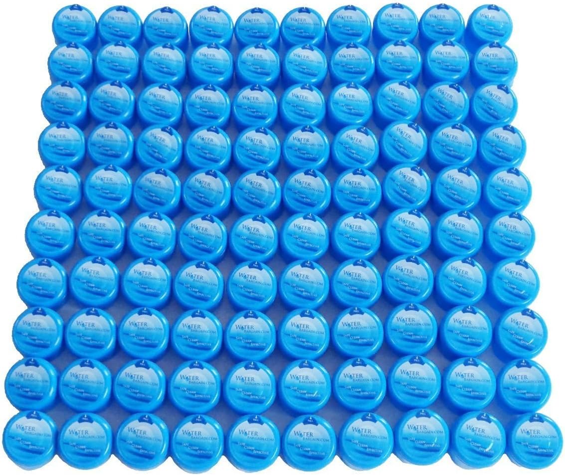 100 Premium NOSpill Water Cooler Bottle CAPS Works for