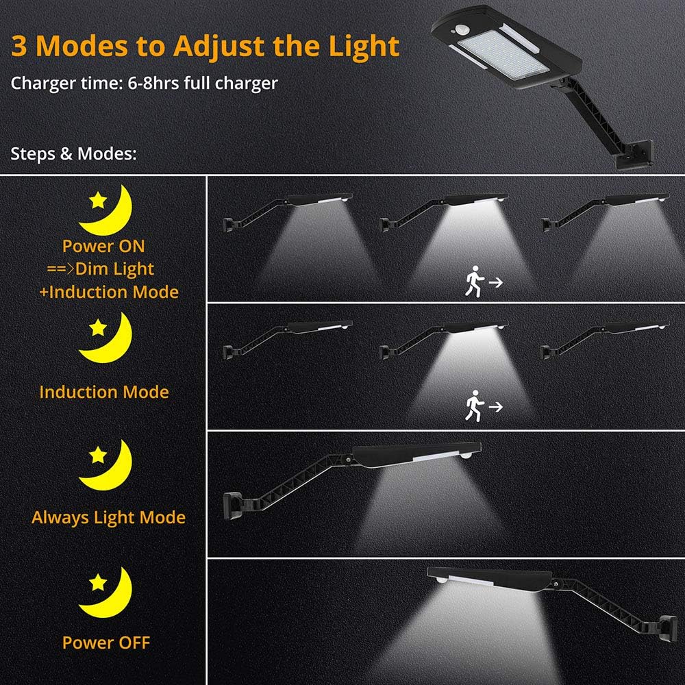 Exclusive Special Solar Lights Outdoor, KUFUNG 48 Led Lamp, Wireless Waterproof Solar Flood Light, Security Motion Sensor Light Outdoor Luces Solares for Deck, Fence, Patio, Front Door, Gutter, Yard, Shed, Path(4 Pack) Flash Deals - 40% OFF Solar Lights Outdoor, KUFUNG 48 Led Lamp, Wireless Waterproof Solar Flood Light, Security Motion Sensor Light Outdoor Luces Solares for Deck, Fence, Patio, Front Door, Gutter, Yard, Shed, Path(4 Pack)
