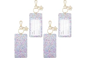 Gersoniel Glitter ID Badge Holder: Bling It Up at Work or School!