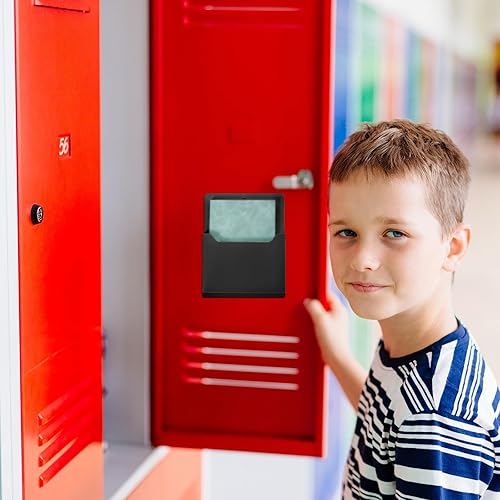 Miniatura 7 de uxcell 3 soportes magnéticos para archivos, soporte magnético de papel para refrigerador, organizador magnético de archivos de pared tamaño carta,