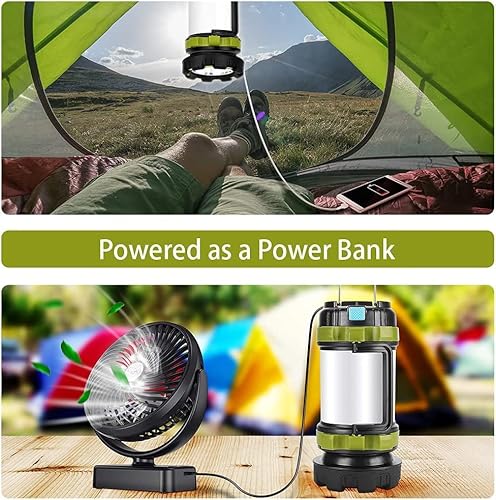Wsky Led Camping Lantern Rechargeable 2 Pack, 1800Lm Lanterns For Power Outages, 6 Camping Modes 4400Mha Perfect Flashlight For Hurricane Emergency Light Storm Survival Kits, Hiking Fishing Tent Home #TOP3