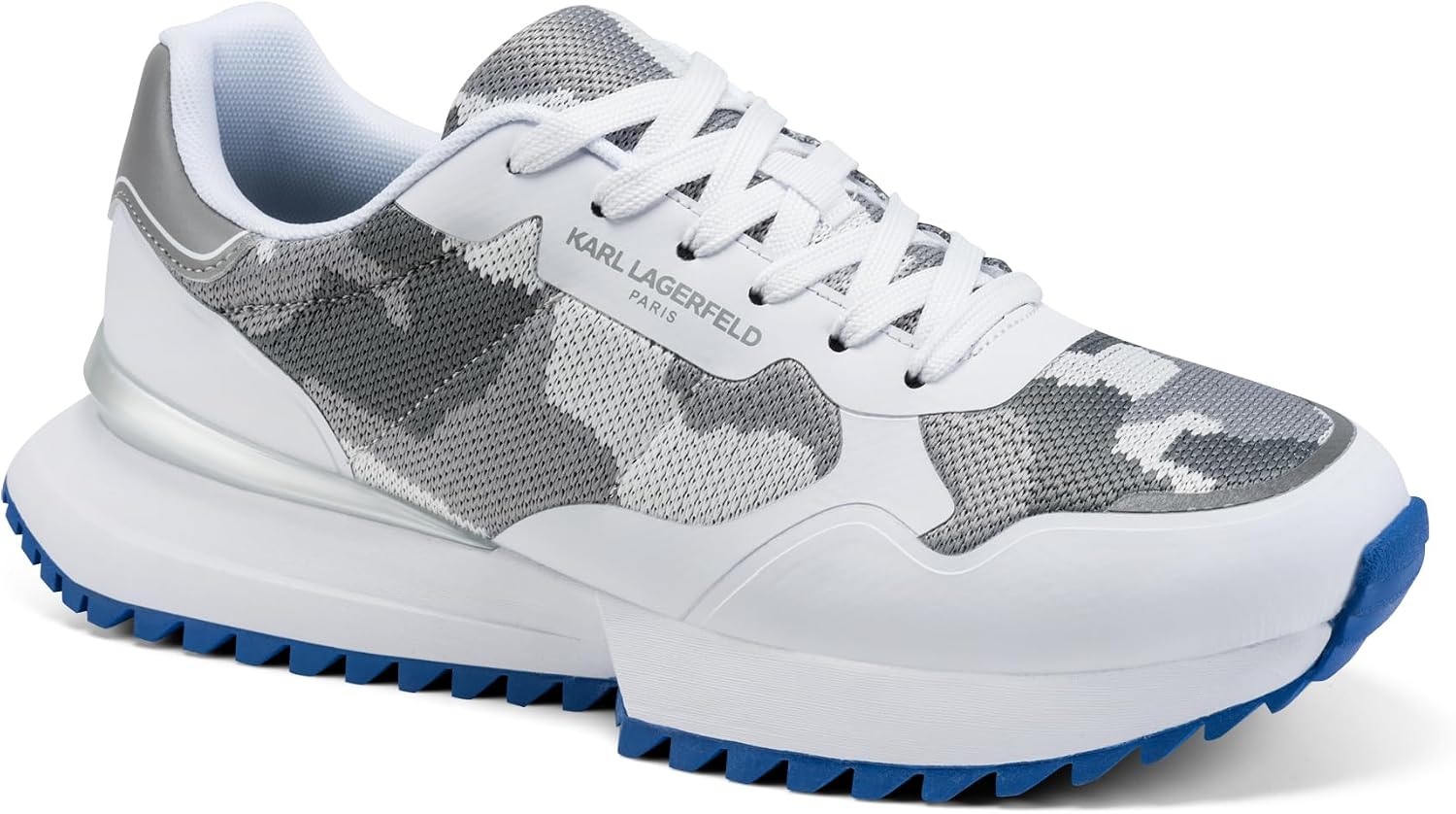 Karl Lagerfeld Mens Calixte Camo Running Sneaker