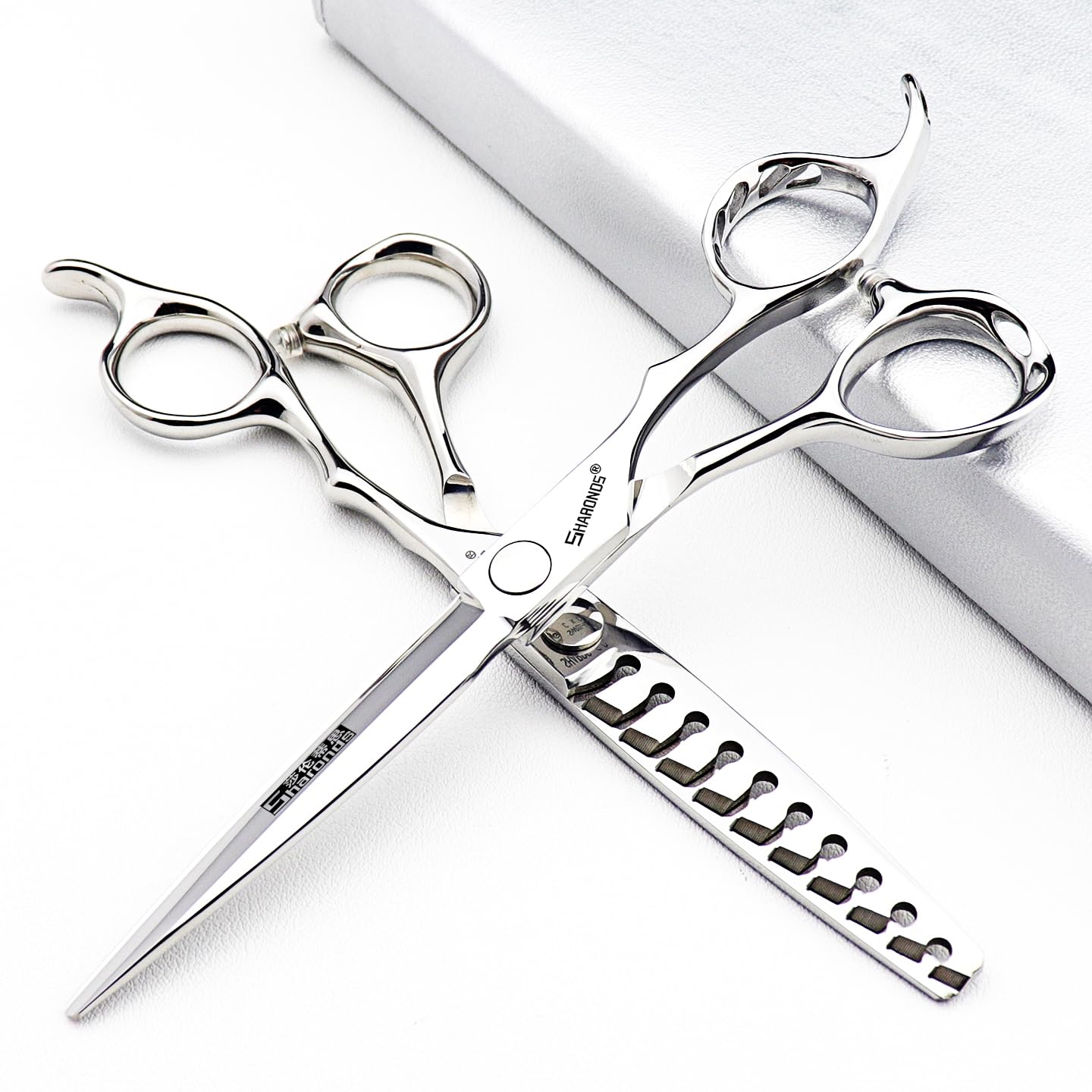 Tijeras de corte de pelo de 6/6.5/6.8/7pulgadas (6 pulgadas - 2pc-D)