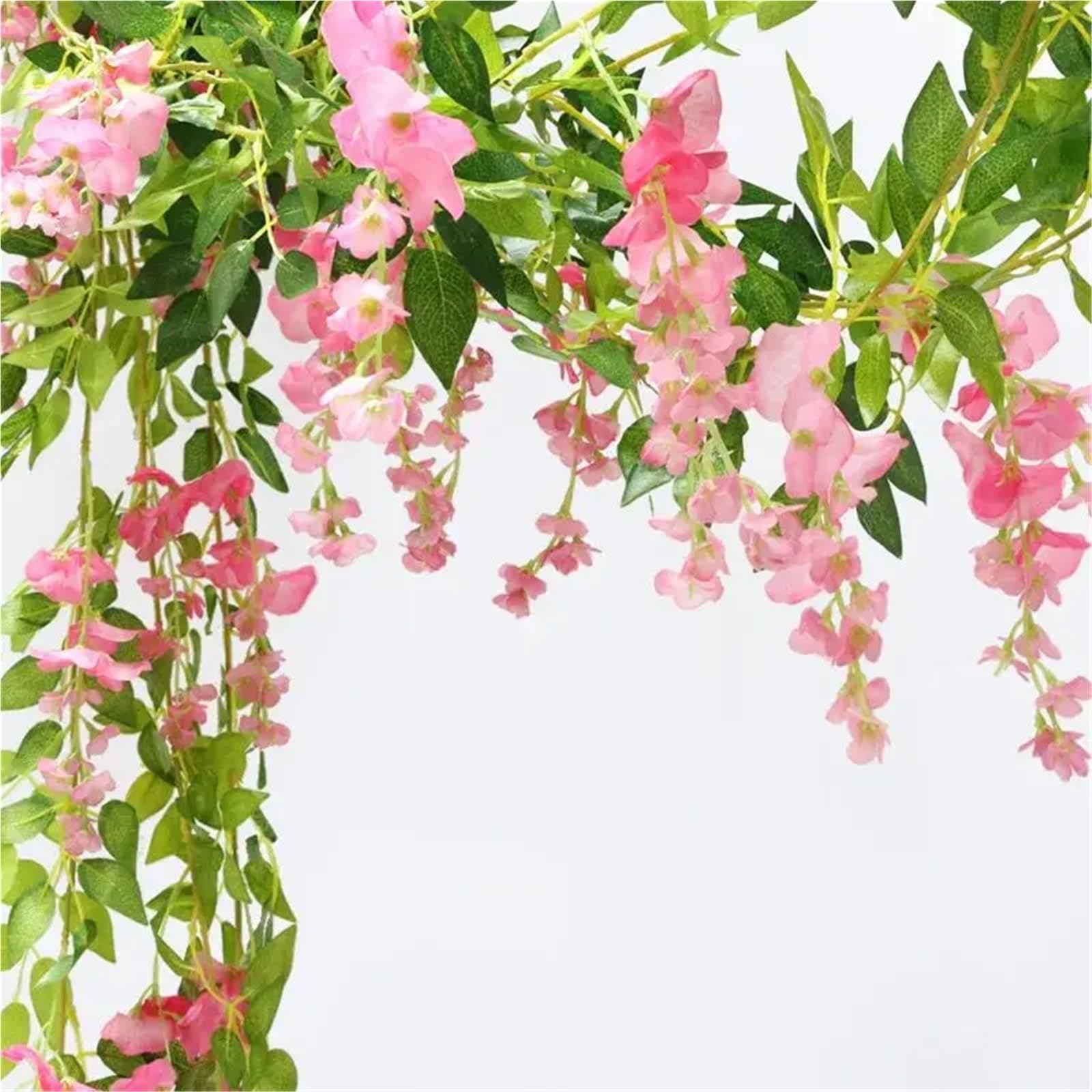 Vite artificiale con foglie 1/3 pezzi 2 metri fiori artificiali ortensia foglia vite ghirlanda da giardino matrimonio parete decorazione casa(Style 1,3pieces)