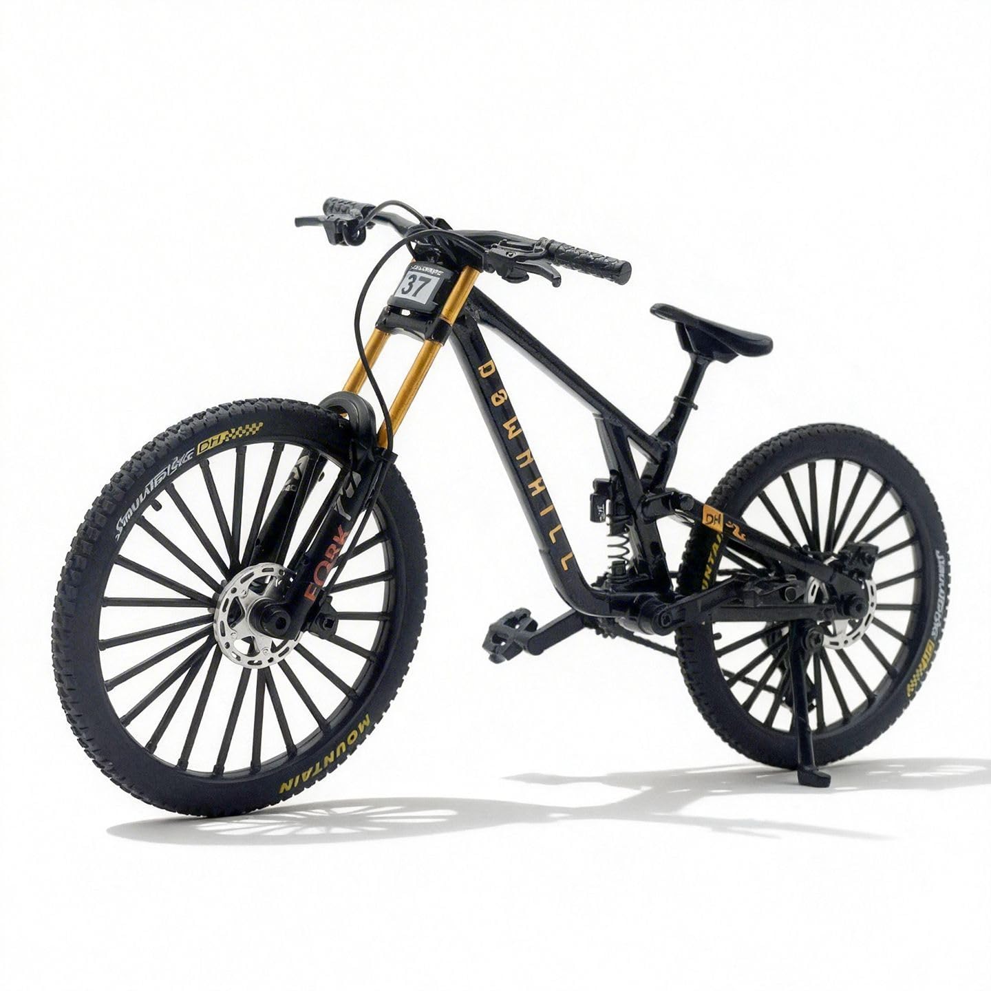 1:10 Scale Alloy Mountain Bike Miniature Finger Bike