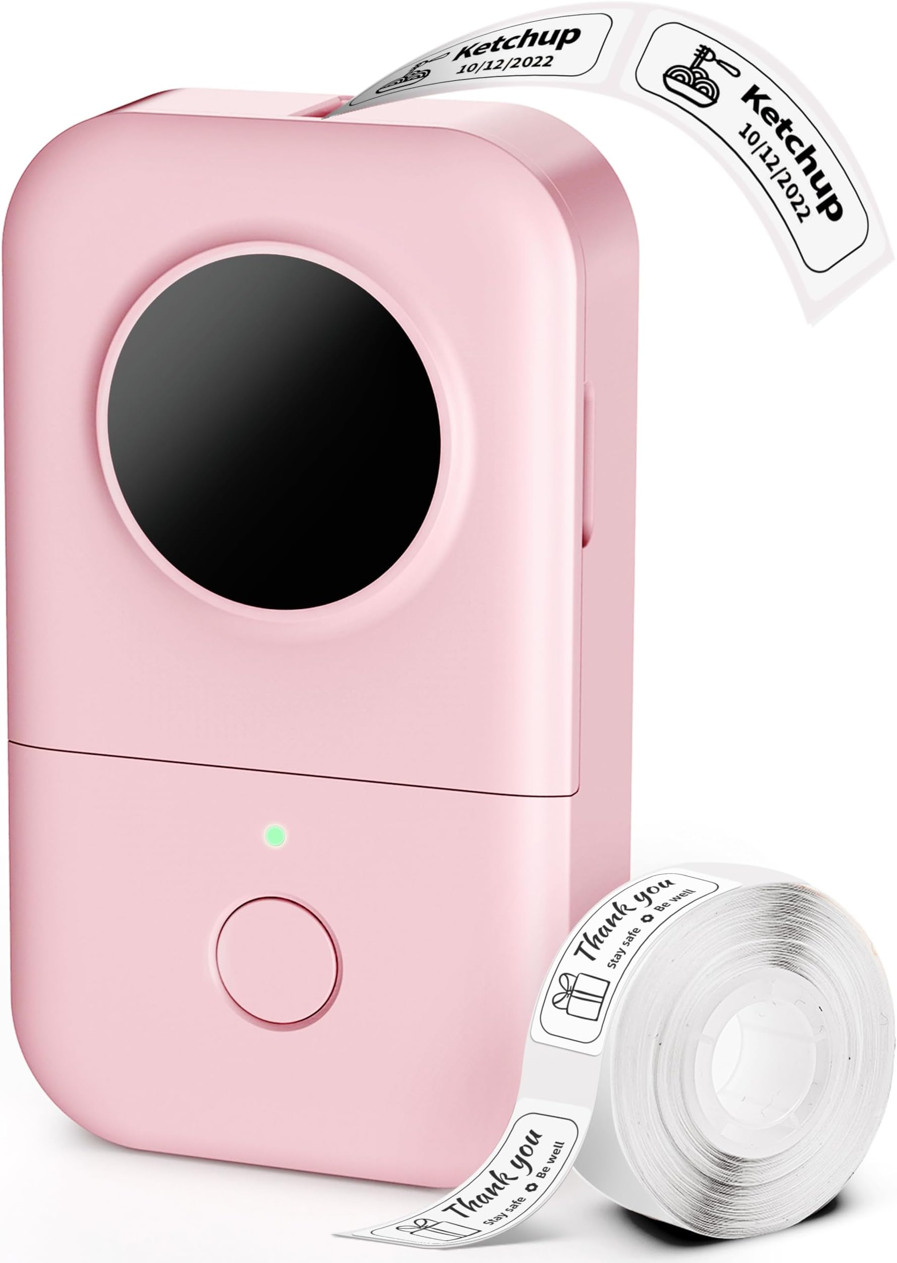 Label Maker Machine, D30 Portable Handheld Bluetooth Mini Label Printer, Multiple Templates Smartphone Thermal Small Label Makers for Kid School Items, Classroom Teacher Supplies, Easy to Use