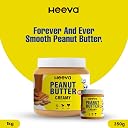 Heeva Classic Creamy Peanut Butter, 100% Roasted Peanuts 2kg (Pack 1kg X 2),Fresh Peanut,26 g Protein,Gluten Free,Cholesterol Free,High Fibre,GMO Free |Suitable for Vegan gallery image