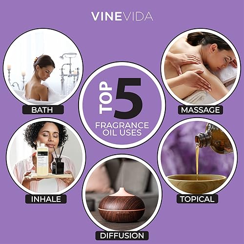 Miniatura 1112 de VINEVIDA [4 onzas] Aceite de fragancia de madera de teca de caoba para fabricación de velas y fabricación de jabón, aromas de velas prémium para