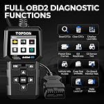 TOPDON AL400 OBD2 Scanner, Full OBDII Code Reader, Check Engine Fault Scan Tool, Car Scanner with Read/Clear Codes, Freeze Frame, One-Click I/M, Diagnostic Scanner for DIYers, Free Lifetime Update