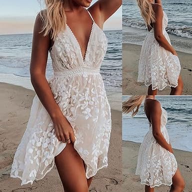 Spaghetti Strap Dress Floral 