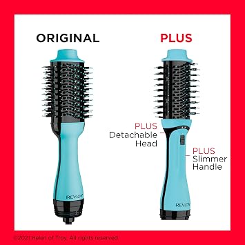 Amazon.com: REVLON Un paso Volumizer Original 1.0 Secador de pelo y cepillo  de aire caliente, menta