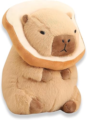 Miniatura 8 de Capybara - Peluche de 11.8 pulgadas con gorro de cumpleaños, adorable y suave, regalo perfecto para adultos y niños Cumpleaños Capibara,Amor