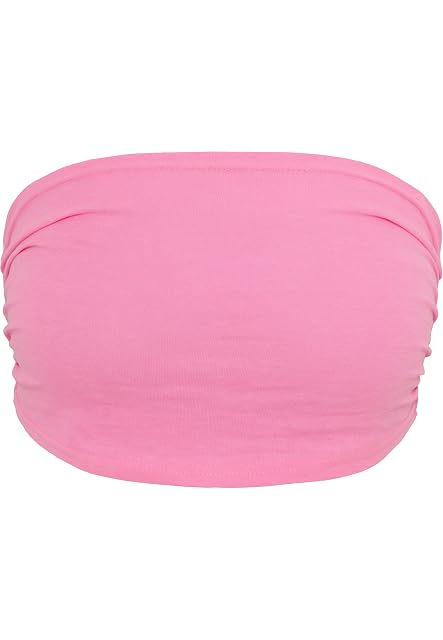 Urban Classics Damski top Neon Bandeau, Różowy (Neonpink 00355), XS