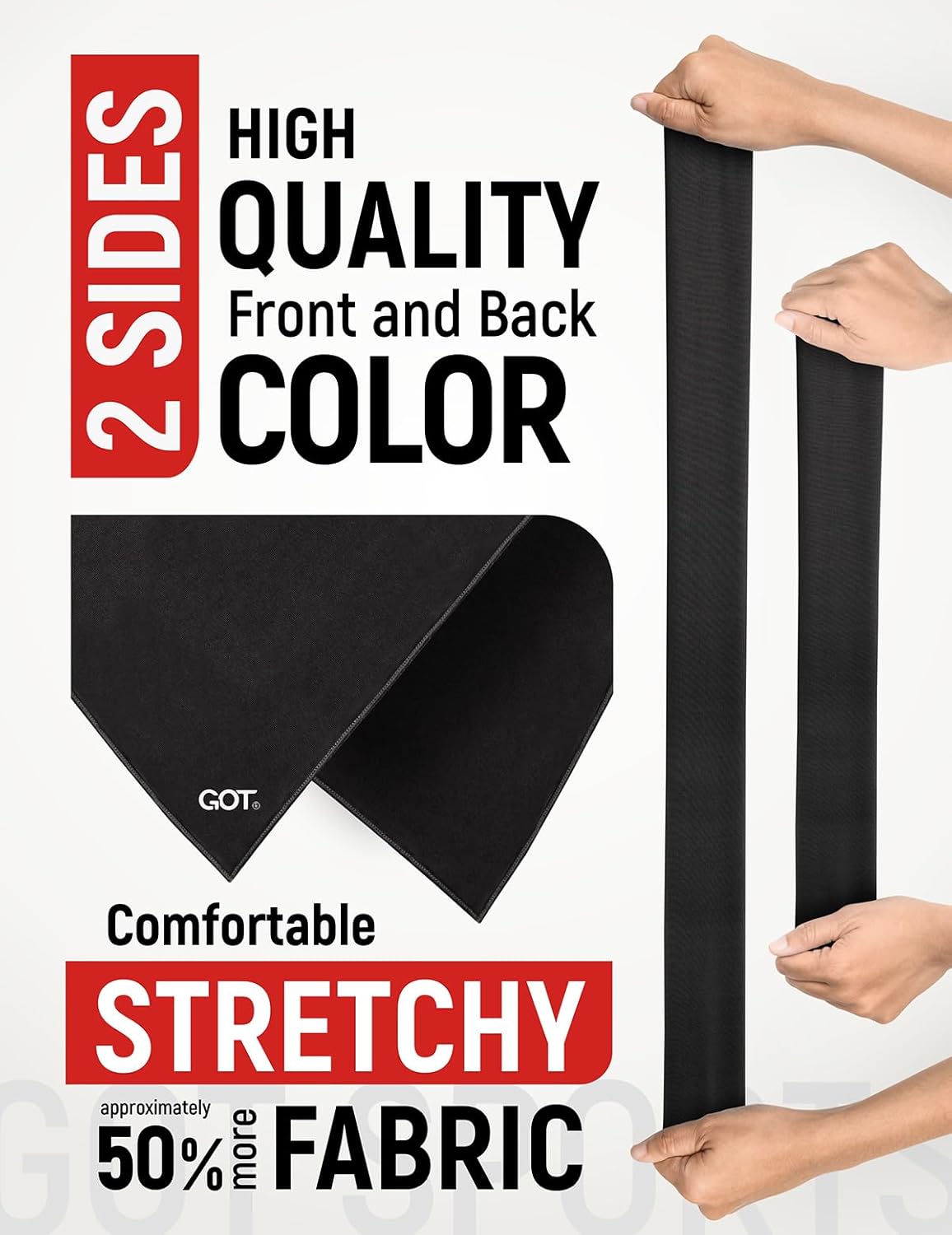 GOT Sports UPF 50+ Cooling Bandana for Men & Women - Thermoregulation, Moisture-Wicking, Sun Protection Bandana Neck Wraps - Image 5