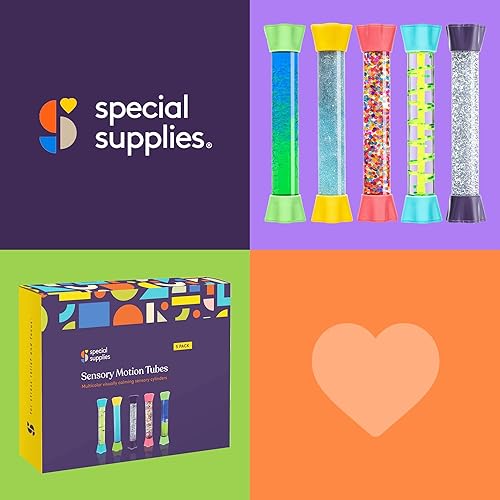 Miniatura 8 de Special Supplies Liquid Motion Bubbler - Paquete de 5 tubos geniales con reloj de arena colorido con movimiento de gotas, dormitorio, juego