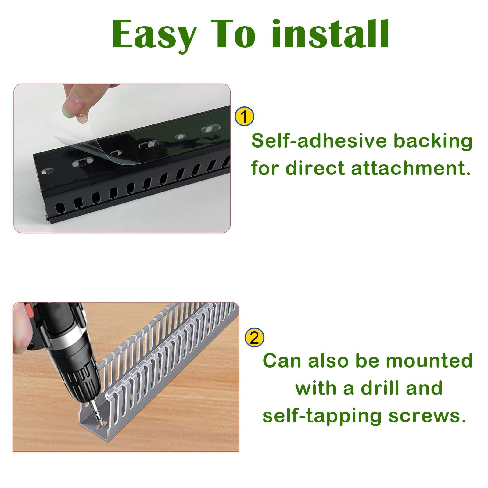 calpestabile passacavi Canalina Per Cavi A Fessura Aperta In PVC Da 100 Cm Di Lunghezza, Organizer Per Nascondere I Cavi Per Sale Conferenze/computer(10 PCS,W X H 100mm X 60mm)