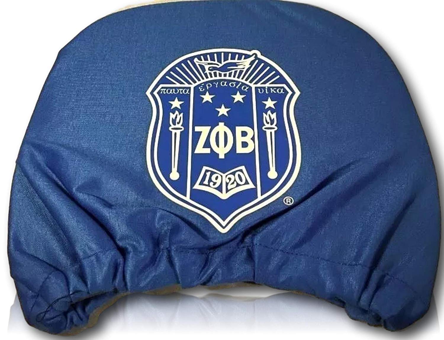 Zeta Phi Beta Car Seat Headrest Cover Blue