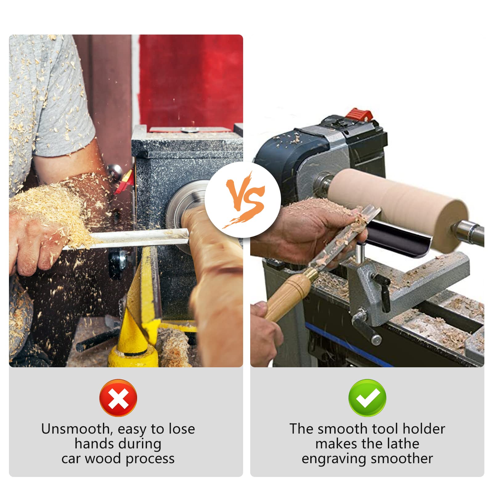 Sumsoctober Repose-outil De Tour Incurvé De 30,5 Cm - Accessoire