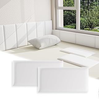 Umedol white upholstered foam wall panels