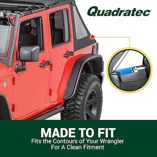 Miniatura 3 de Quadratec Cubo organizador de almacenamiento de pozo de rueda trasera, juego de 2 piezas para lado izquierdo y derecho  Compatible con Jeep Wrangler