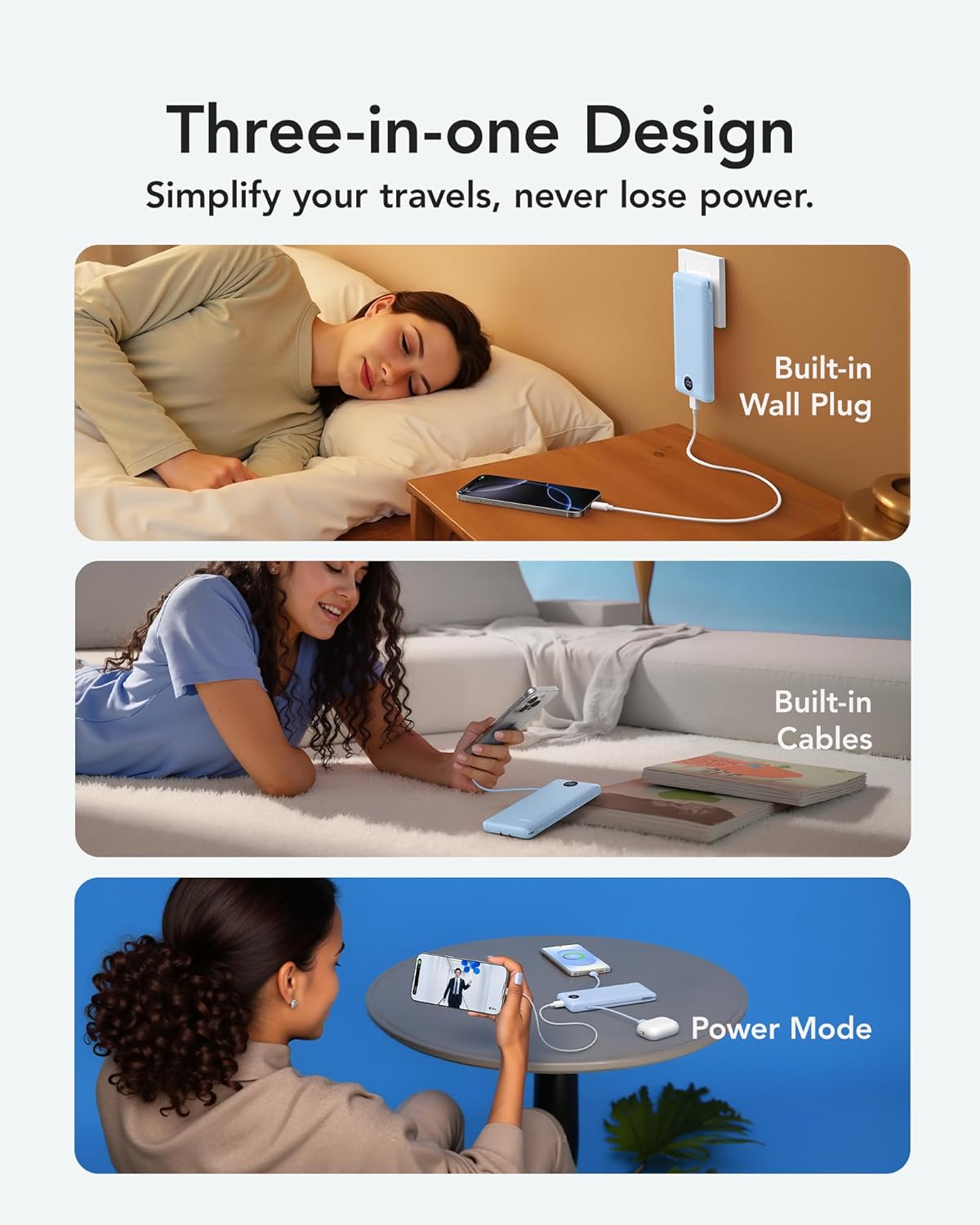 fast charging power bank 22.5W LED display