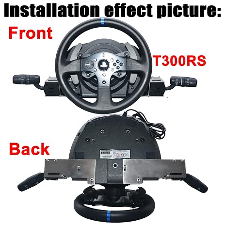 Obokidly Upgraded Version Simulator Steering Wheel Turn Signal Wiper Switch For Logitech G27/G29/Thrustmaster T300RS/Simagic,Olny Wiper Switch (For T300RS-New Version)