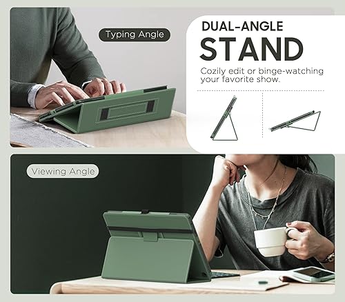 Miniatura 4 de MoKo Funda compatible con la nueva tableta Tienda Kindle Fire HD 10 y 10 Plus (1311 generación, versión 20232021) de 10.1 pulgadas, funda plegable