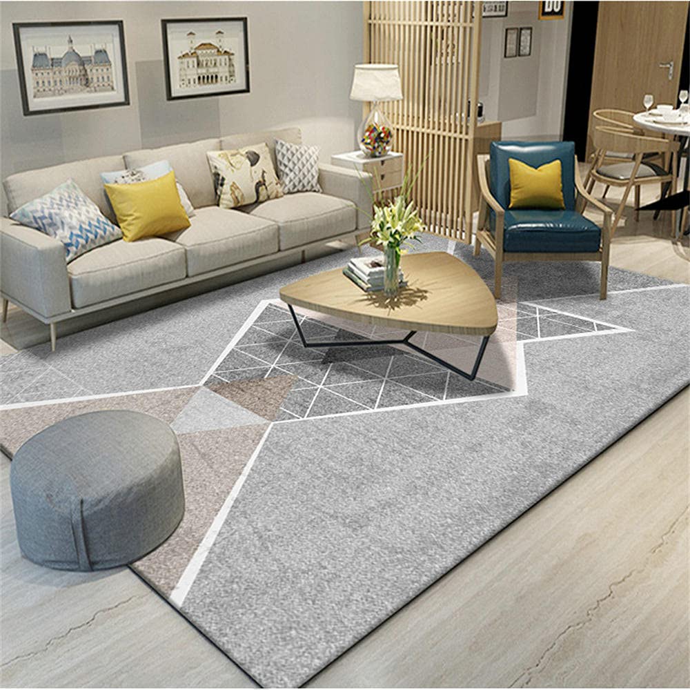 Grand tapis salon 40x60cm tapis pas cher moderne géométrique