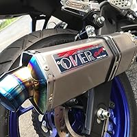 OVER Racing ツインチタンメガホン スリップオンマフラー ツインチタンメガホン スリップオン YZF-R25/MT-25 | System