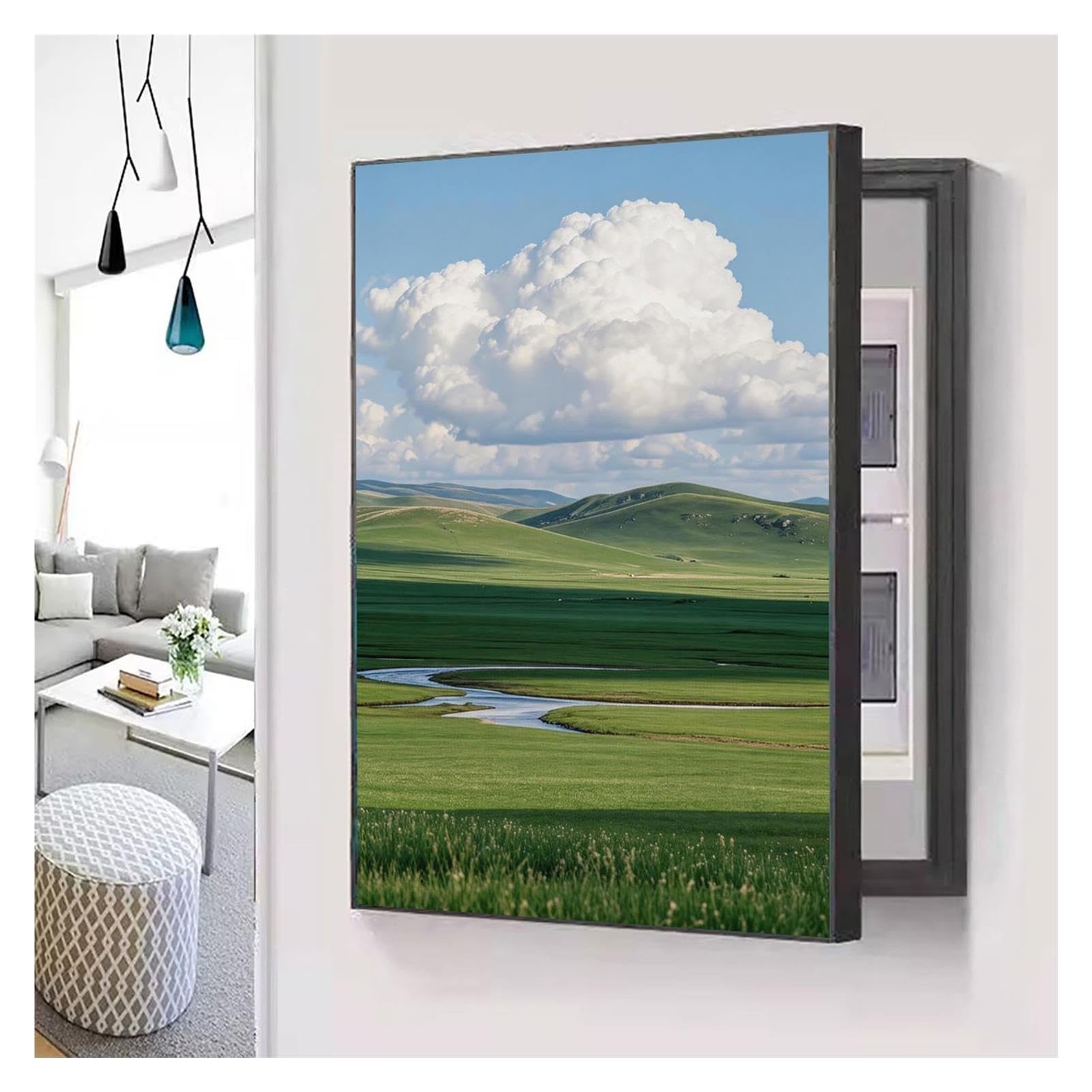 Copri Quadro Elettrico Decorativo Coperchio Scatola Derivazione Smontabile