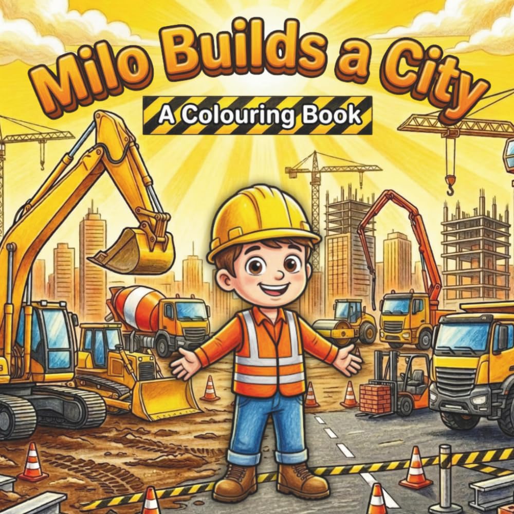 Milo Builds a City: Milo Builds a City Colouring Book for Kids Ages 4-7 | Construction Adventure with Milo (Milo's Adventure Series)