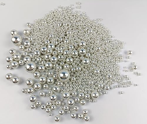 Miniatura 2 de Chispas de azúcar de Navidad de 4.2 onzas, mezcla de chispas para cupcakes para hornear Manvscakes Jimmies Cookie Crystal Decorating Nonpareils