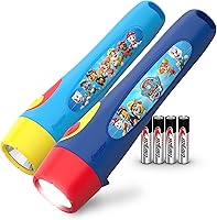 Energizer PAW Patrol LED Flashlights for Kids 2-Pack - Lightweight, Batteries Included, Durable & Safe for Ages 3+ Playtime