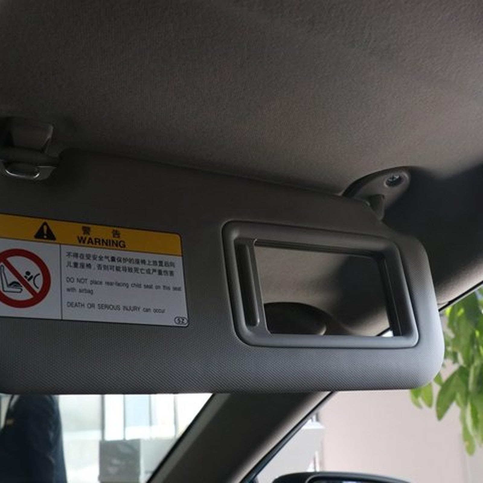 Parasole per auto a installazione rapida con illuminazione rimovibile, isolamento termico e riflettore cosmetico, visiera parasole con