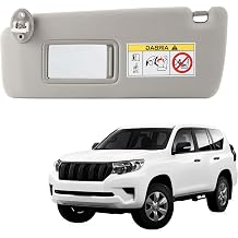 LH Gray Sun Visor Fits 09-23 Land Cruiser Prado KDJ155/KDJ150 10-23 GX460