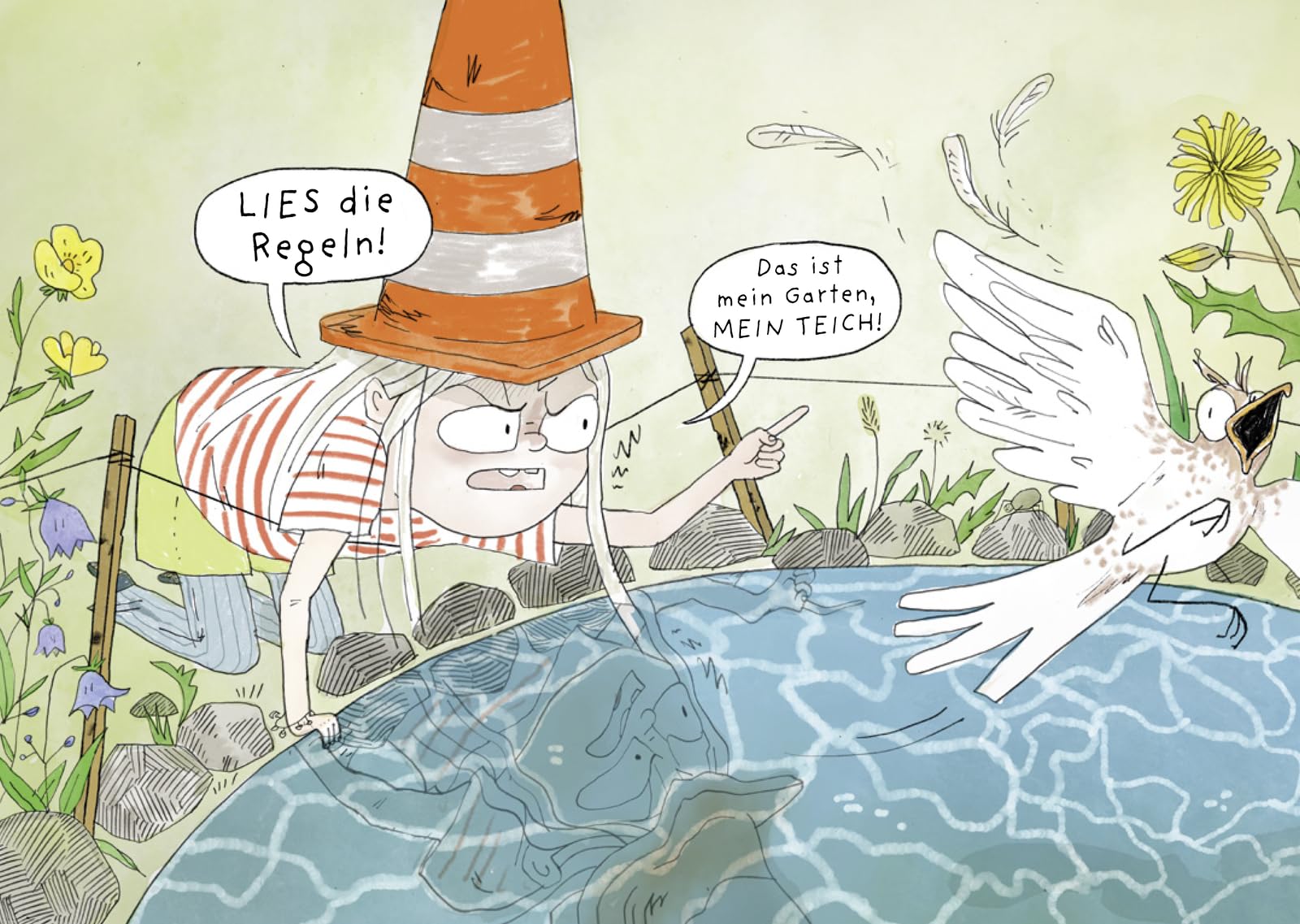 Ein Teich für uns: Lustiges Bilderbuch über das Zusammenleben in der Natur für Kinder ab 5 Jahren