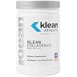 Klean Collagen+C - Collagen Peptides with Vitamin C - for Joint & Connective Tissue Support - 12 Ounces - Natural Berry Flavor