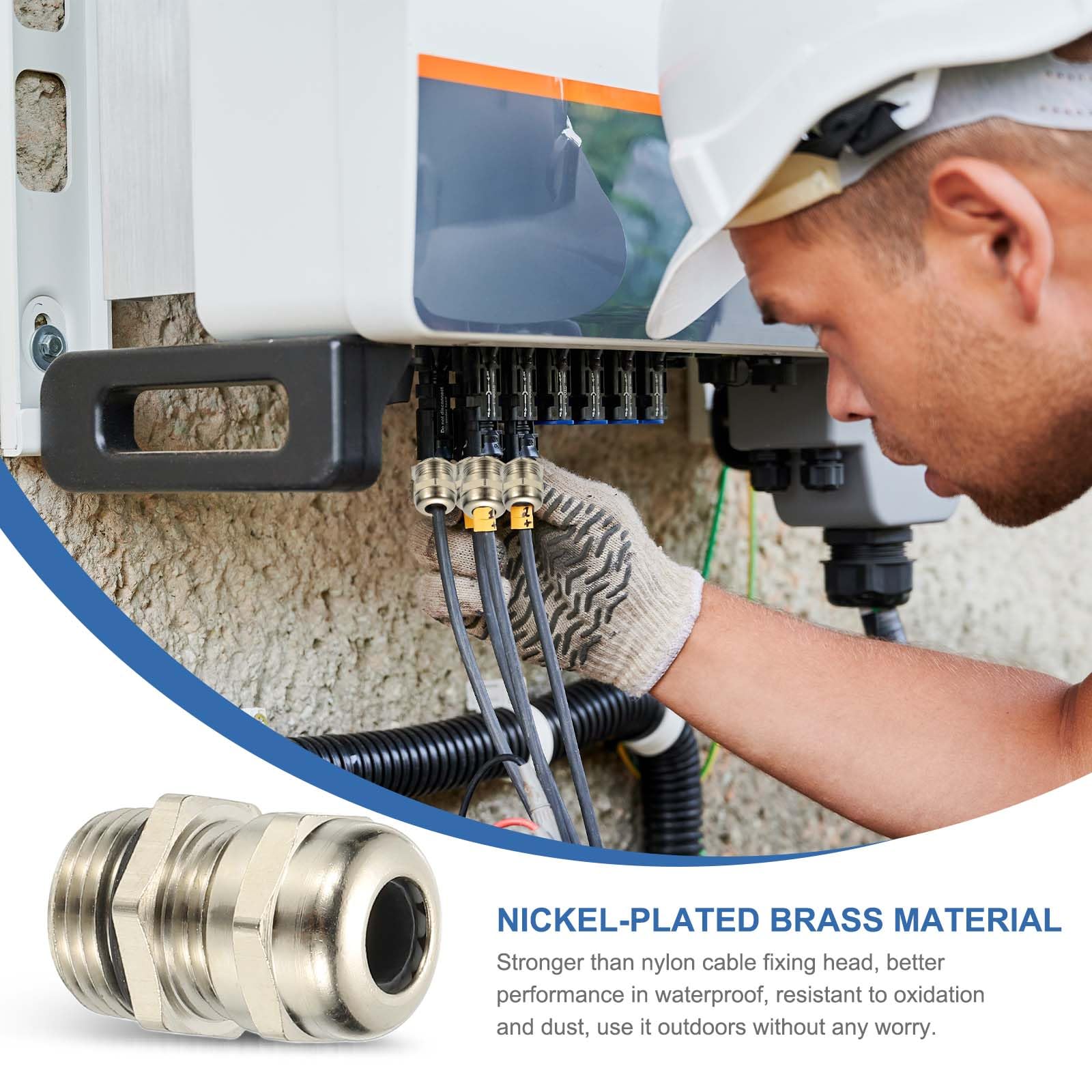 PATIKIL Waterproof Electrical Cable Glands - Image 4