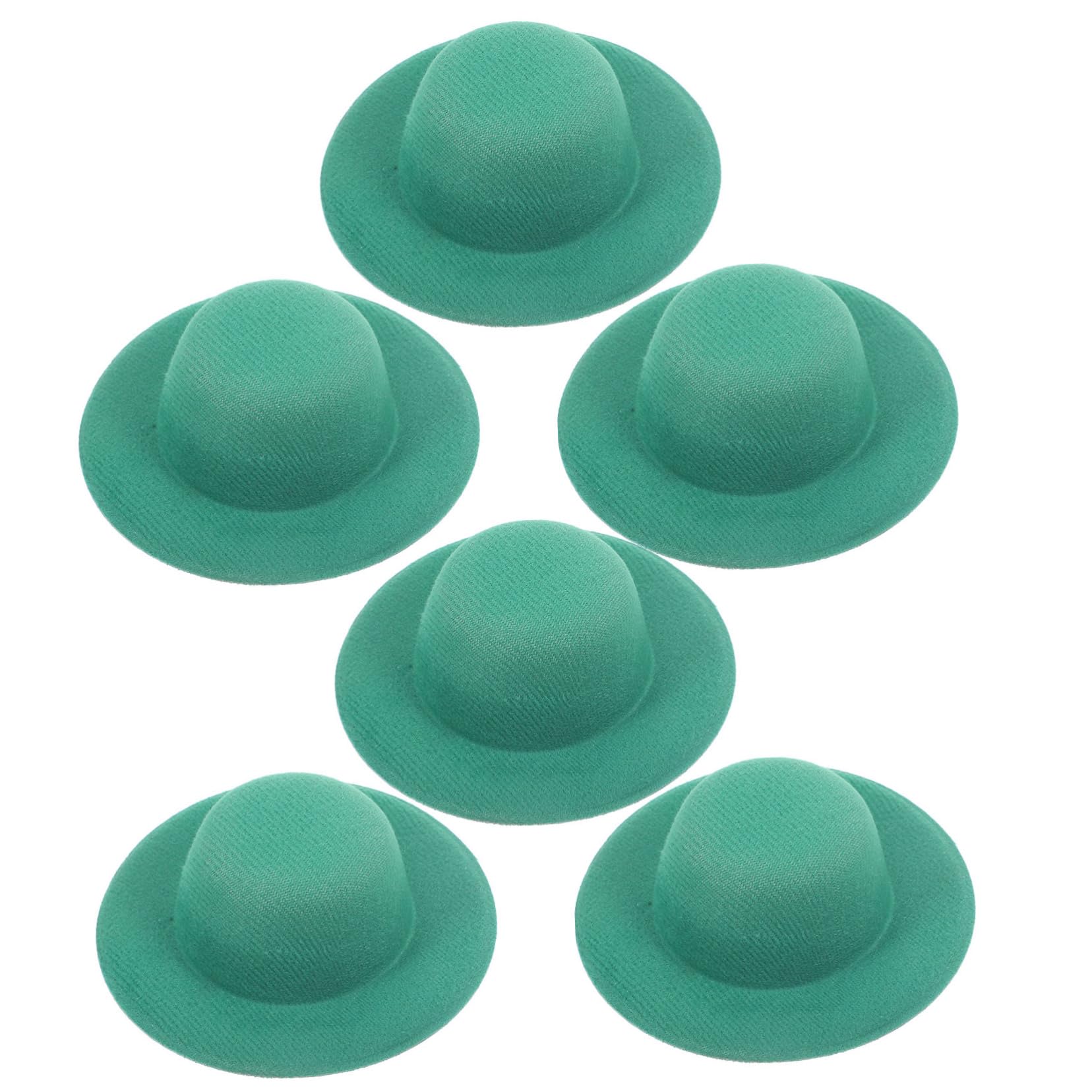 Kisangel Mini Cowboy Hats Set 6pcs Straw Boys and Girls Cowboy Hats for Boys Girls Party Craft Accessories