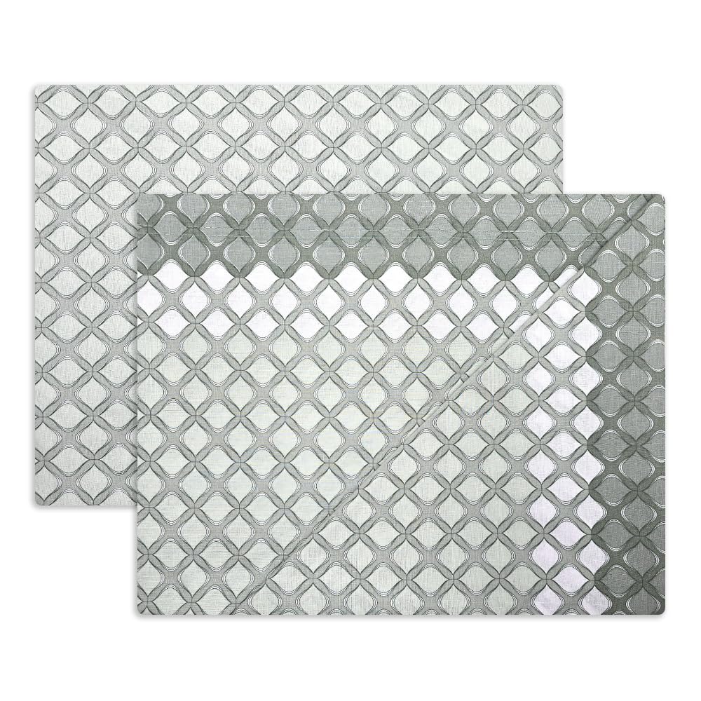 Set Lenzuola in 100% Puro Cotone, Completo letto, Lenzuola sotto con angoli, Sopra e Federa cuscino, Morbidezza e Comfort Naturale (M158 - Verde, Singolo)