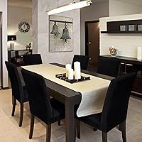 Vista 2 de Juego de 6 fundas elásticas para sillas de comedor, extraíbles y lavables, para sillas de comedor, hotel, ceremonia