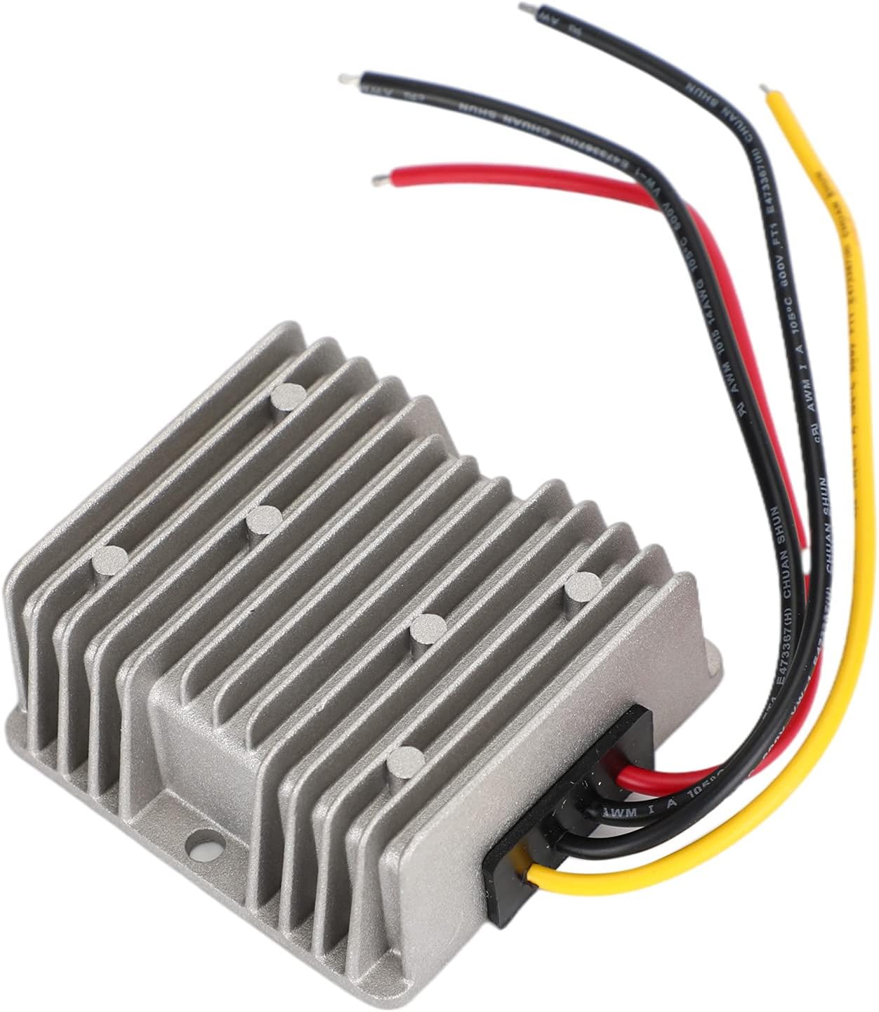 12V to 28V 10A 280W Car Power Supply Step Up Converter Aluminum Waterproof DC/DC Regulator