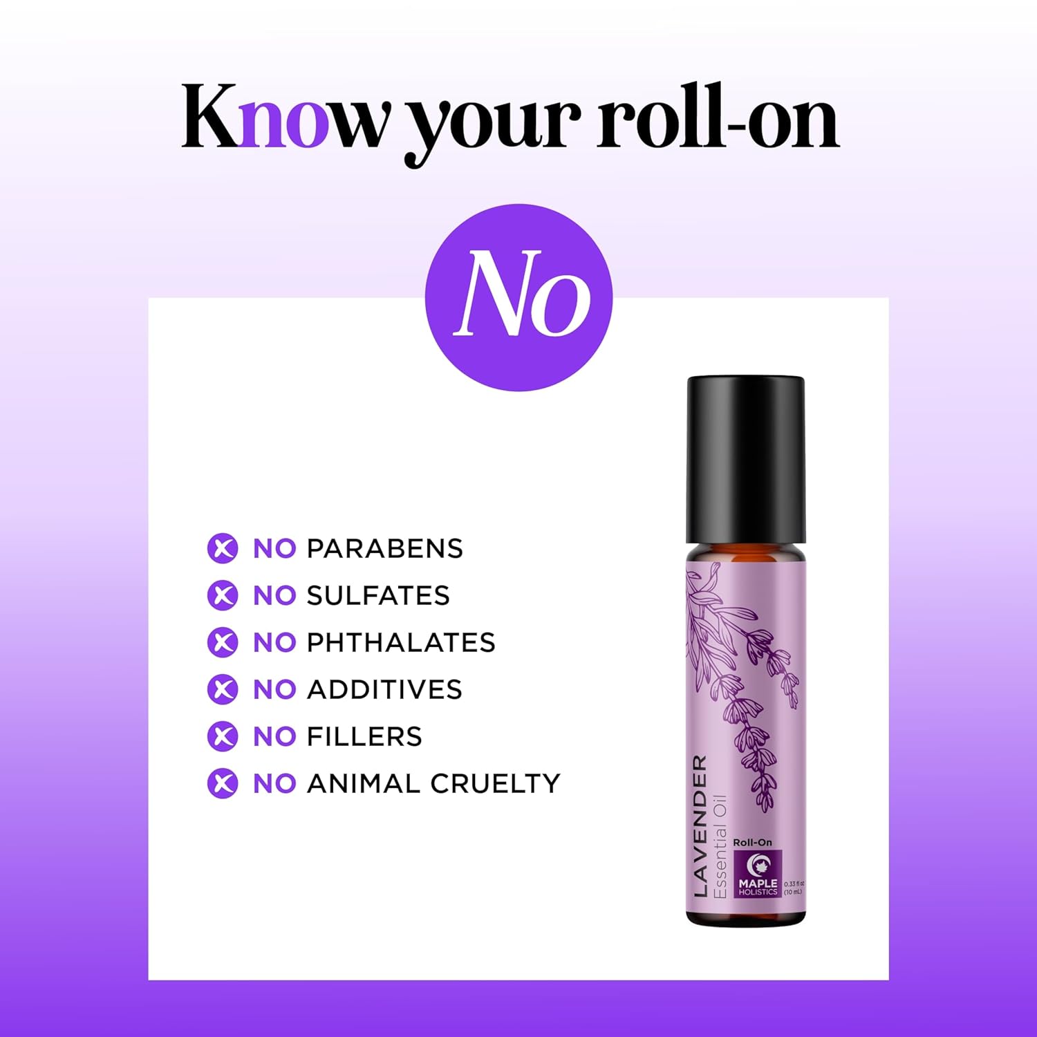 Lavender Essential Oil Roll On - Calming Aromatherapy Oil Roller for Sleep Headaches and Relaxation - Natural Pre-Diluted Sleep Oil for Nighttime Relaxation with Lavender Essential Oil for Skin 3-Pack - Image 6