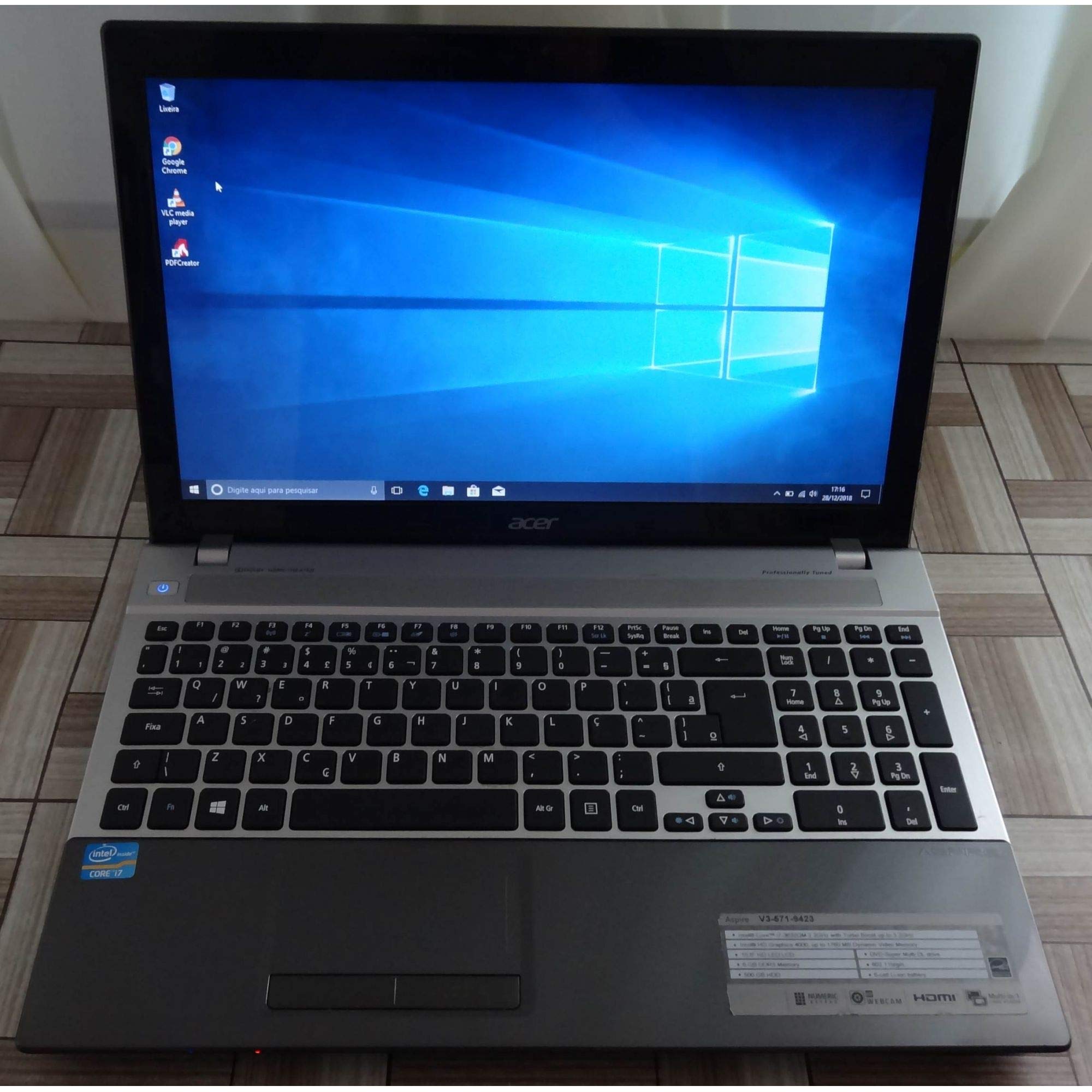 Notebook Acer Aspire V3-571 15.6