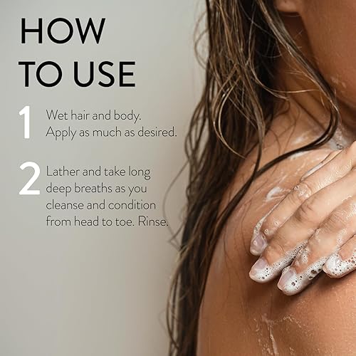 Miniatura 4 de PHILIP B Nordic Wood Hair + Body Shampoo 32 oz (32.0fl oz)  Champú purificador para el cabello y el cuerpo que enjabona lujosamente