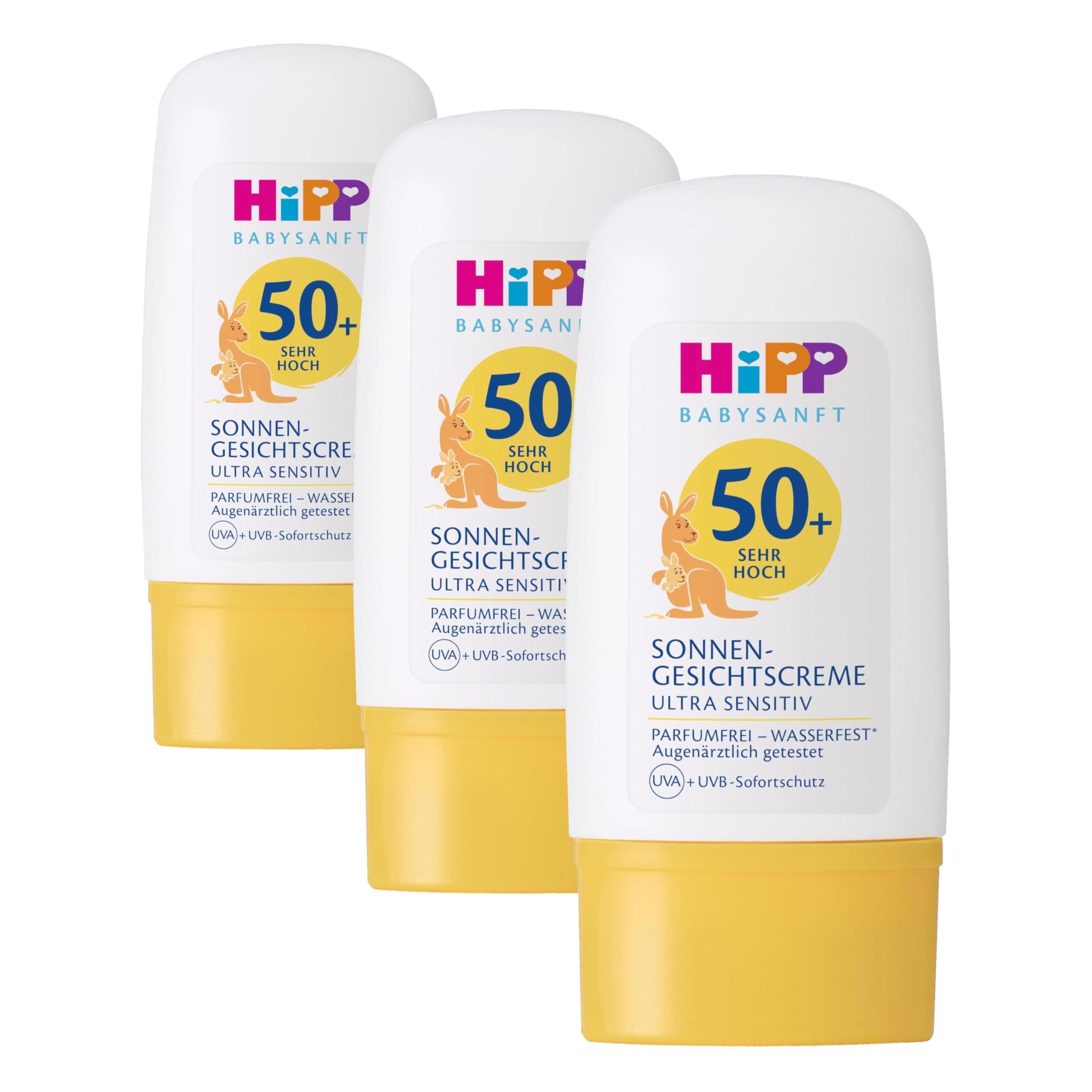 HiPP BABYSANFT Güneş Kremi-Yüz için 30 ml (3 paketi)